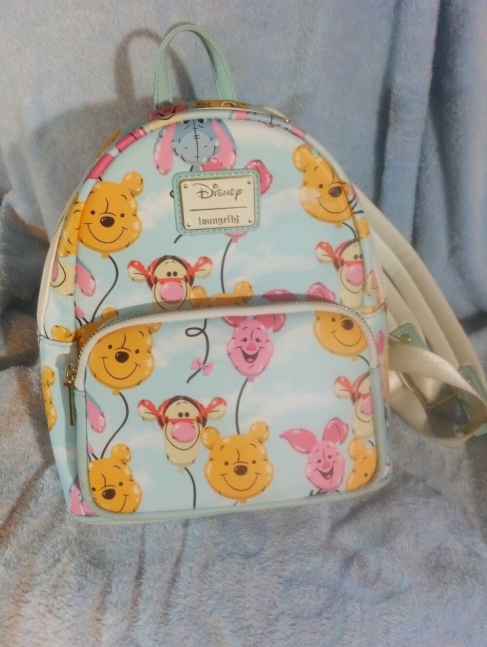 NWOT Disney Winnie The Pooh All Over Print Loungefly Backpack